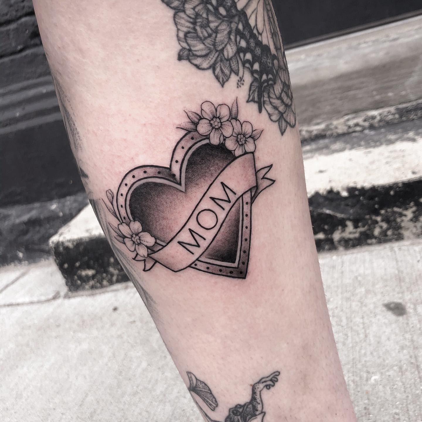 Tattoo by @loganficktattoos — black_and_grey