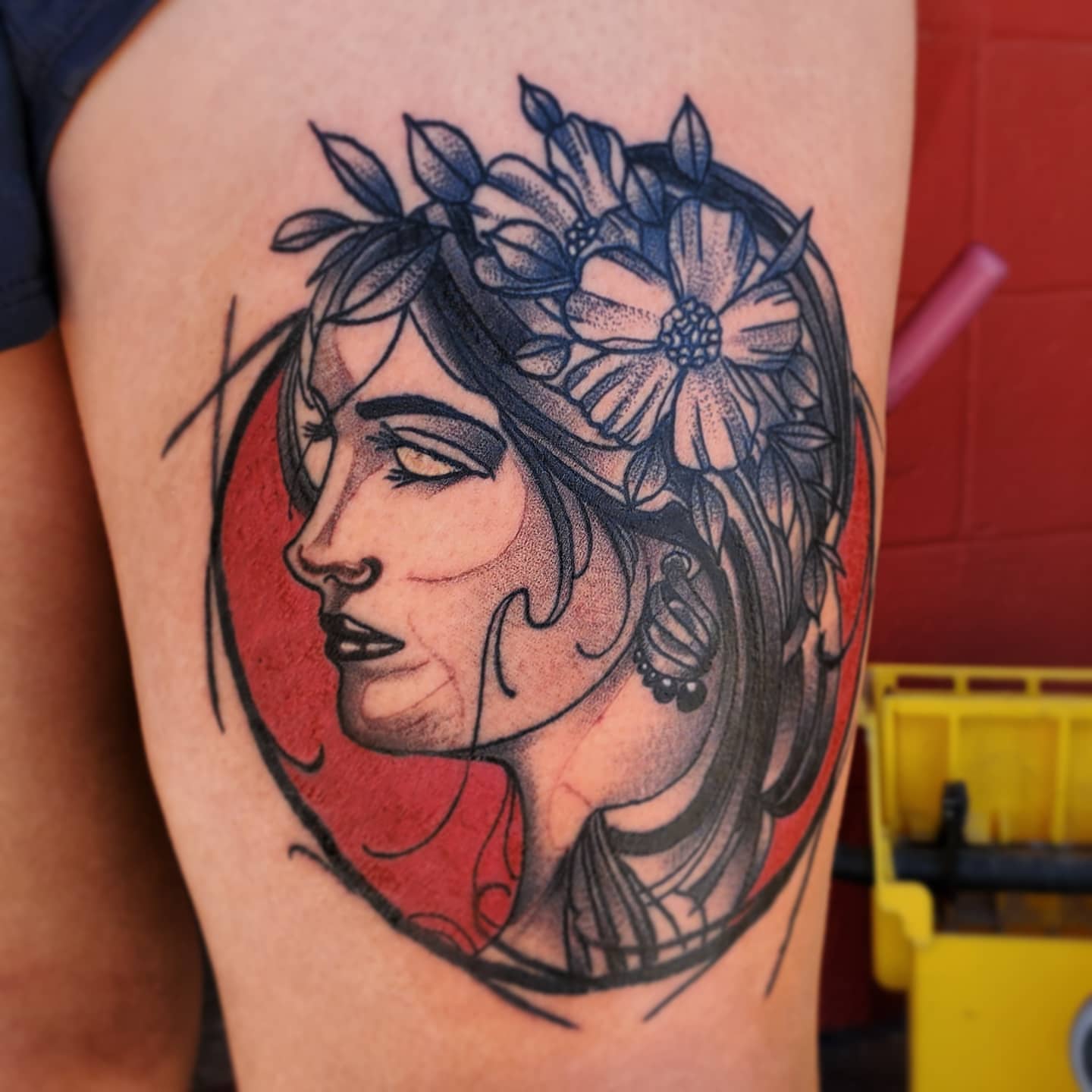 Tattoo by @phatboi915 โ dotwork, realism