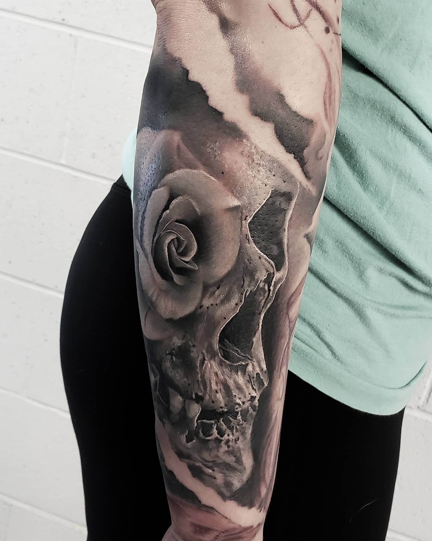 Tattoo by @ladyb.inknart — realism, black_and_grey