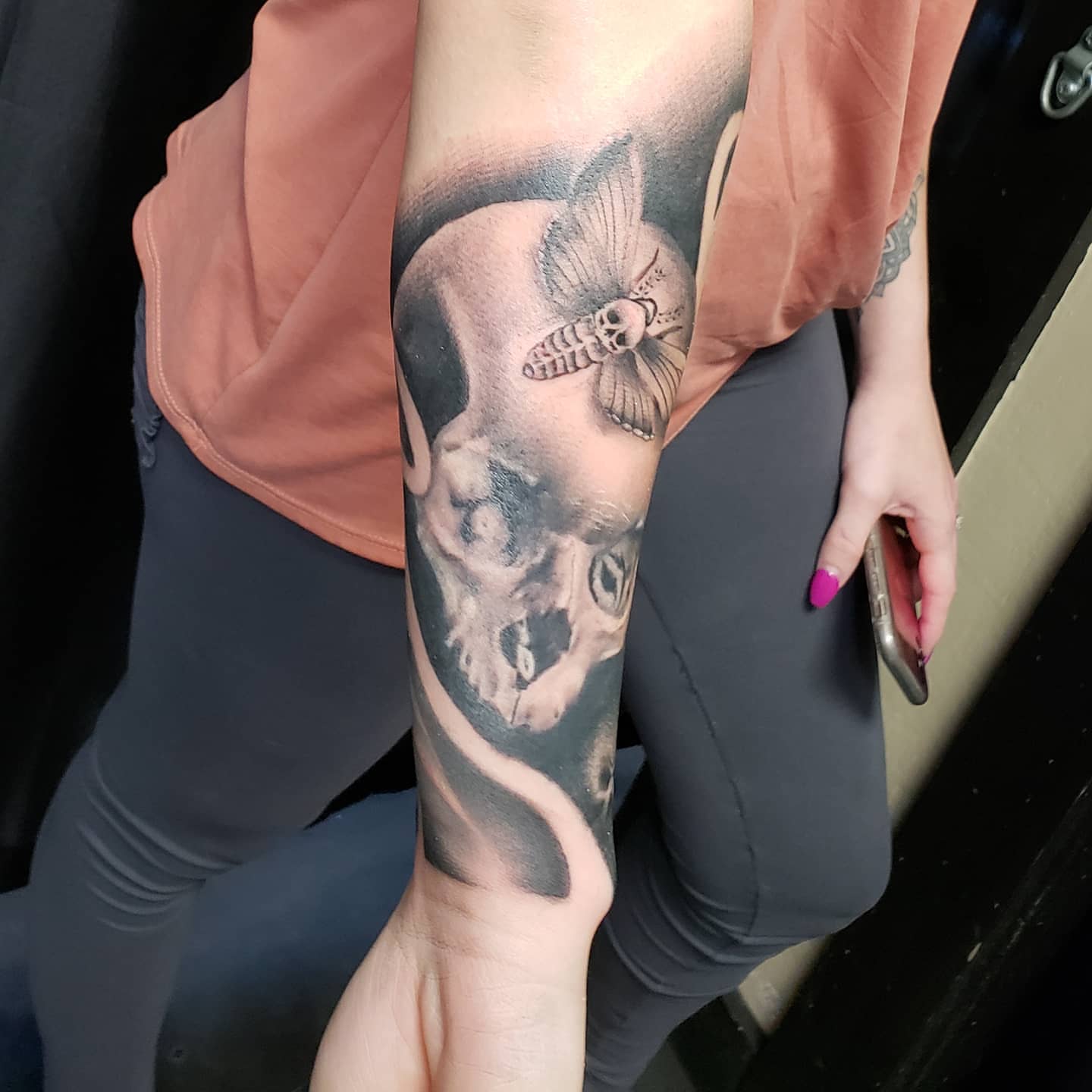 Tattoo by @shane_pstattoo — realism, black_and_grey