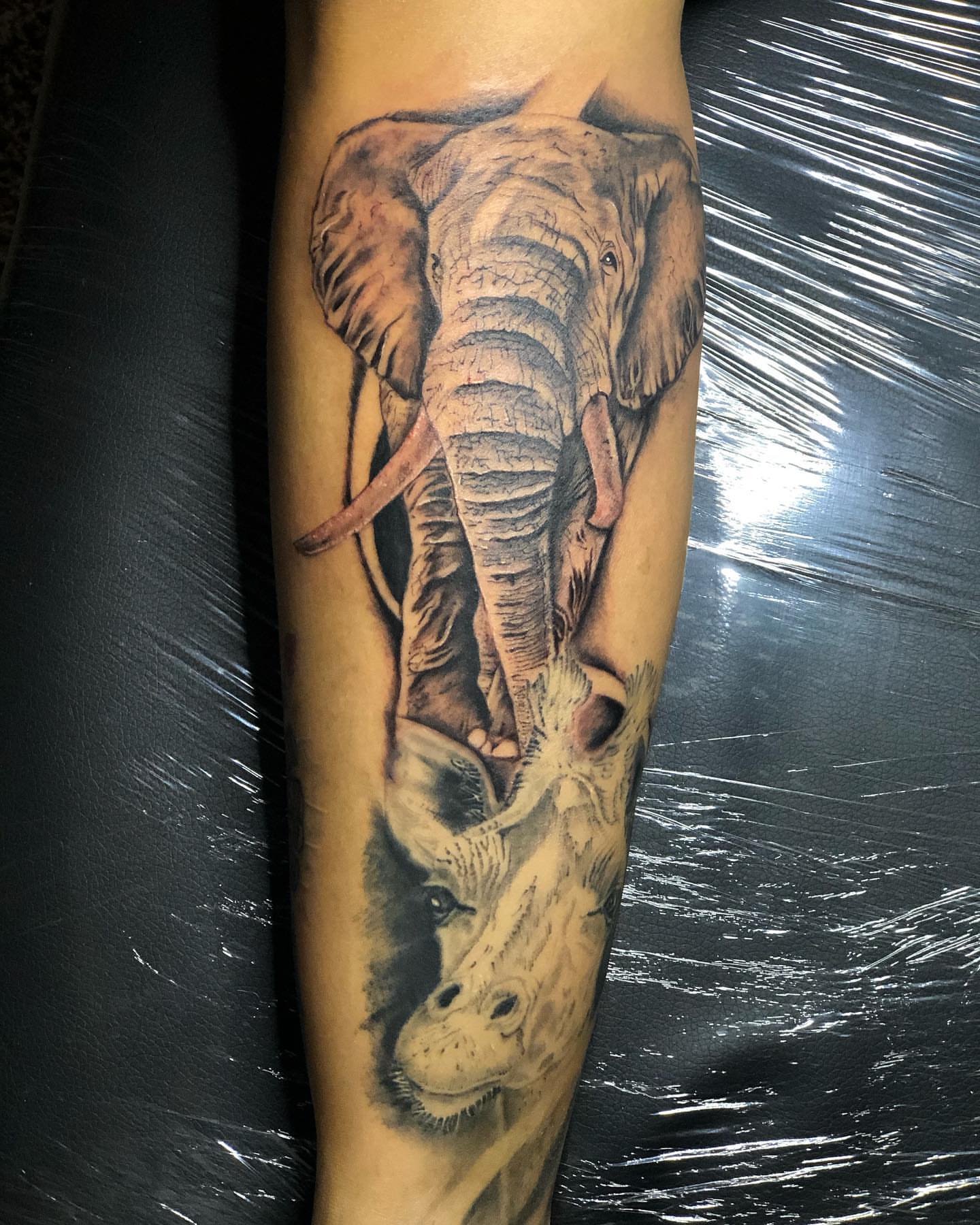 Tattoo by @doriink — realism, black_and_grey
