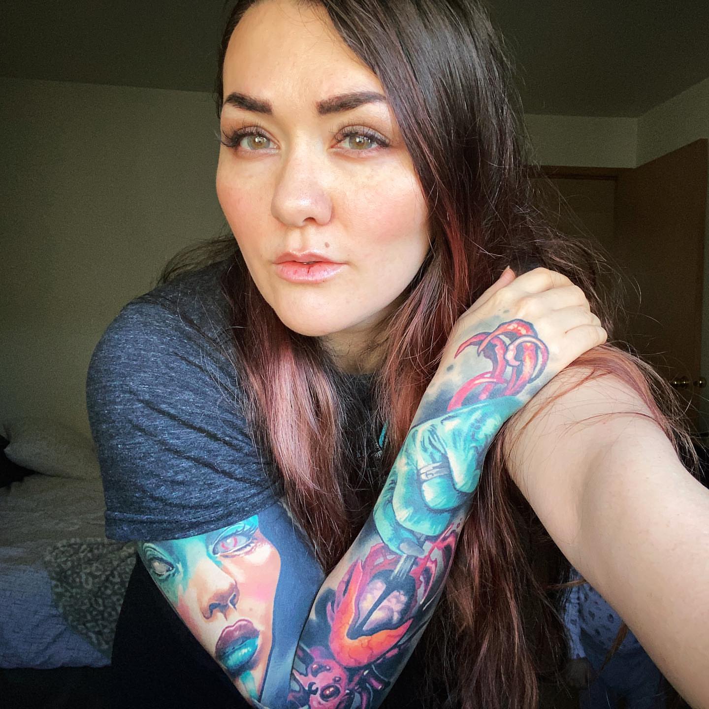 Tattoo by @danaratattoos — illustrative, dotwork
