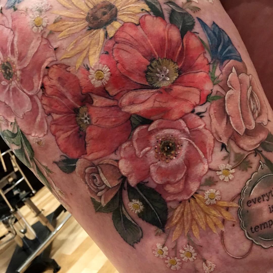Tattoo by @zen_dictator — realism, watercolor