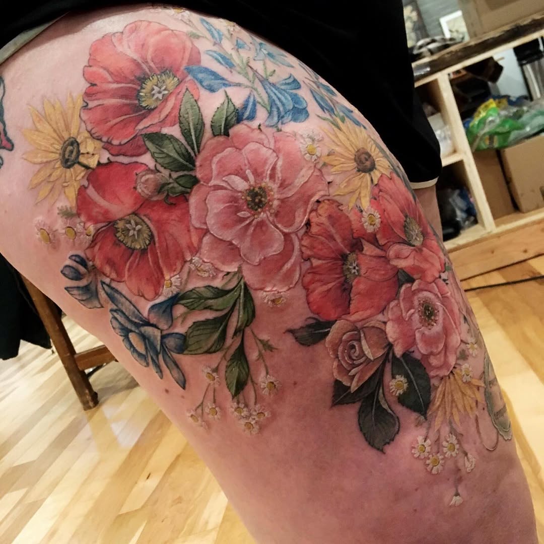 Tattoo by @zen_dictator — realism, watercolor