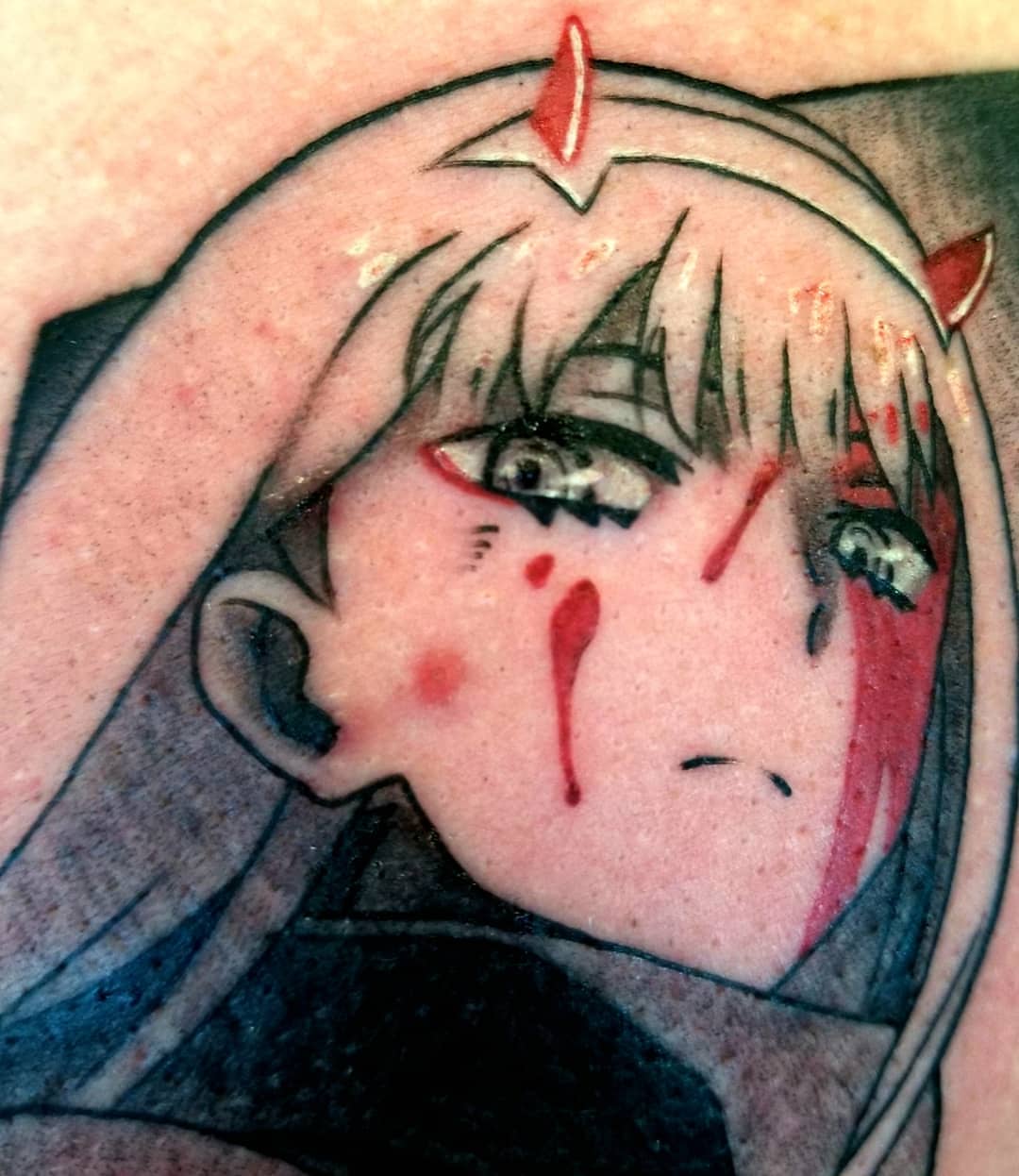 Tattoo by @jojo.mojo.tattoos — anime