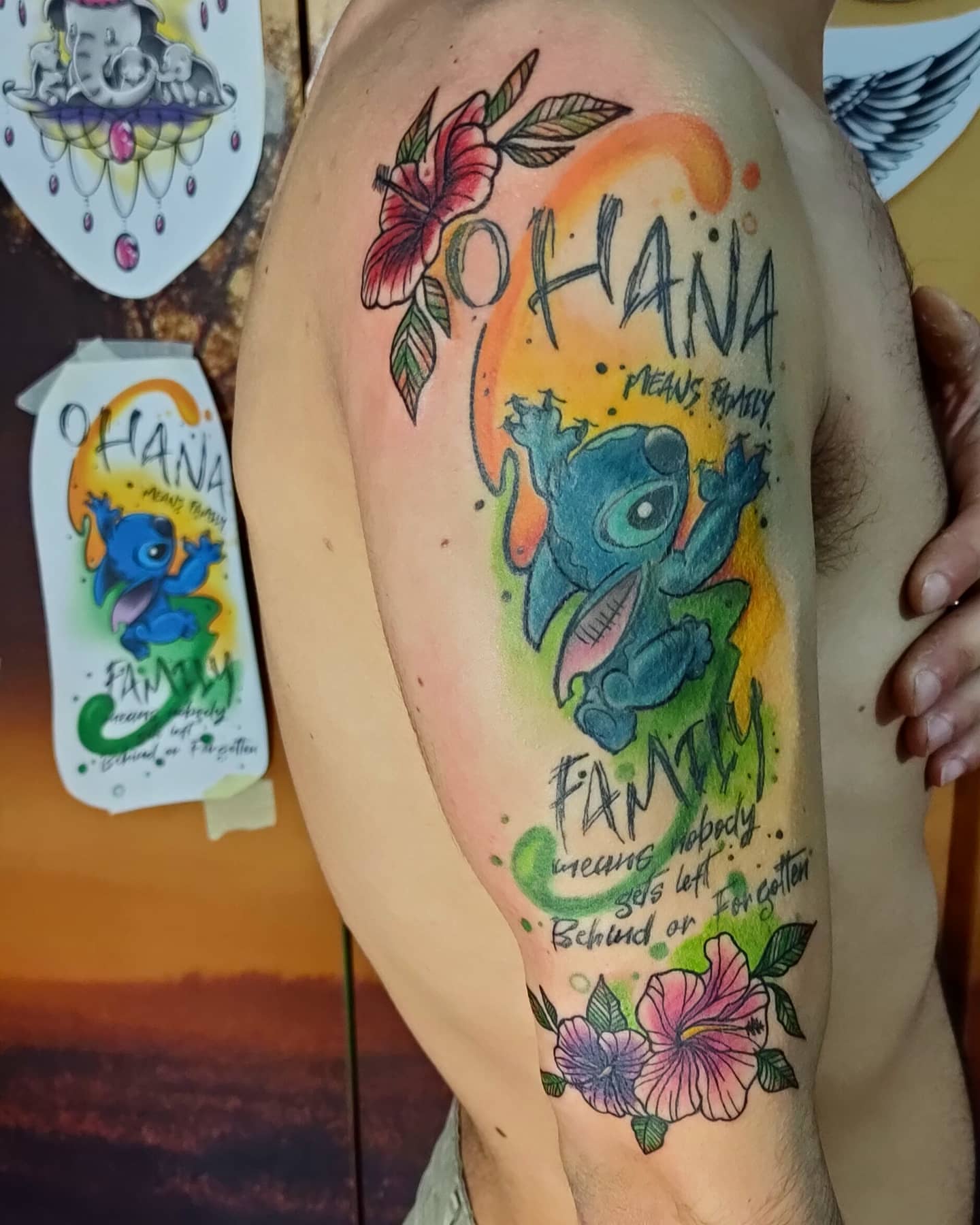 Tattoo by @andrea_osella_tattoo โ watercolor, anime