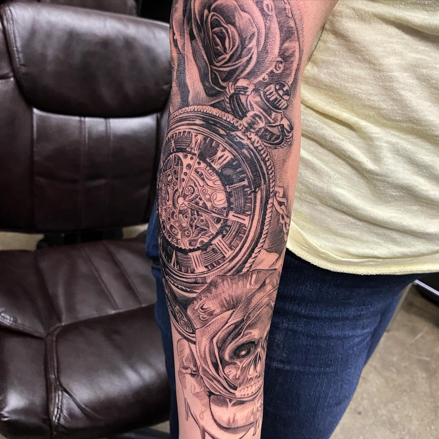 Tattoo by @jakemasri โ black_and_grey, realism