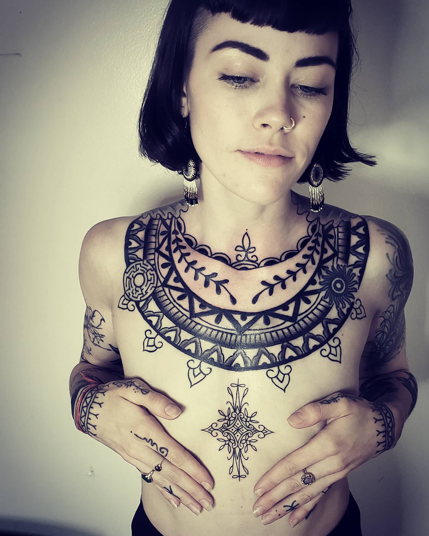Tattoo by @amandagrimatattoo — tribal