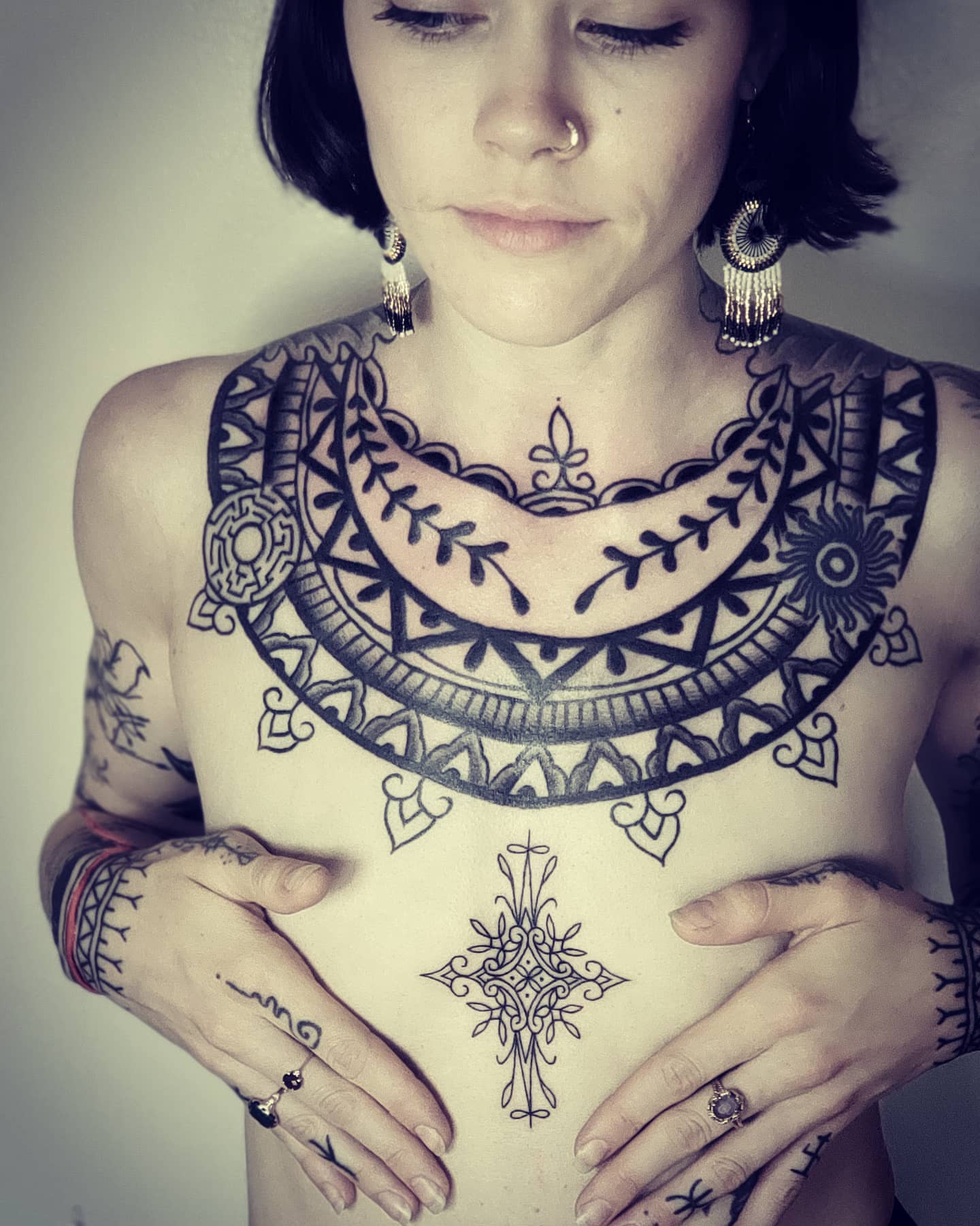 Tattoo by @amandagrimatattoo — tribal