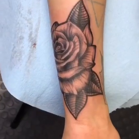 Tattoo by @ta2sbyboss — black_and_grey, realism