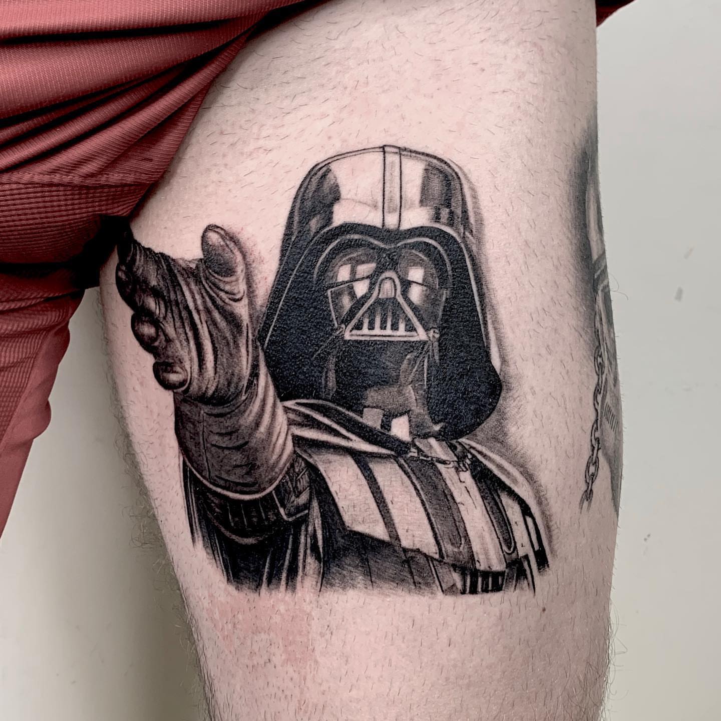 Tattoo by @ohmydarlingtattoos — black_and_grey, realism