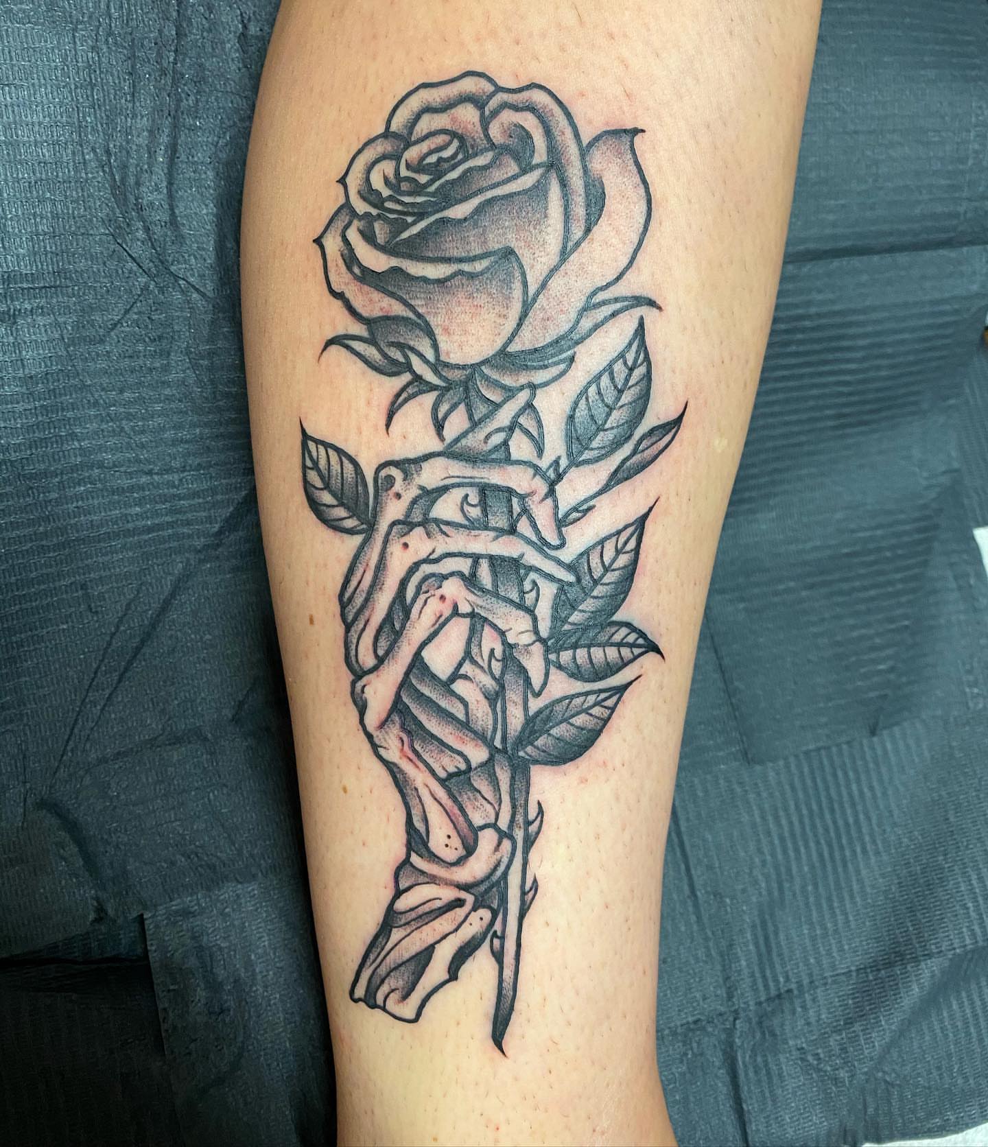 Tattoo by @_tattoosbyshon_ — black_and_grey