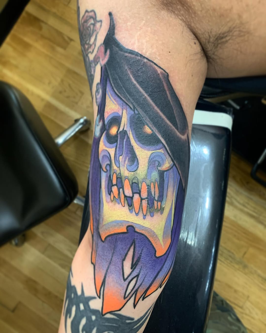 Tattoo by @powsonero — new_school