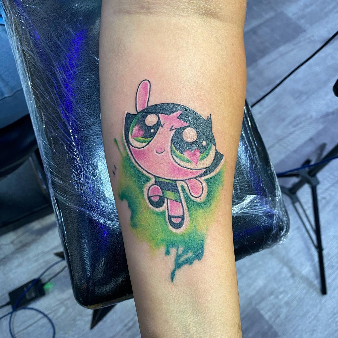 Tattoo by @oscartattoo — watercolor
