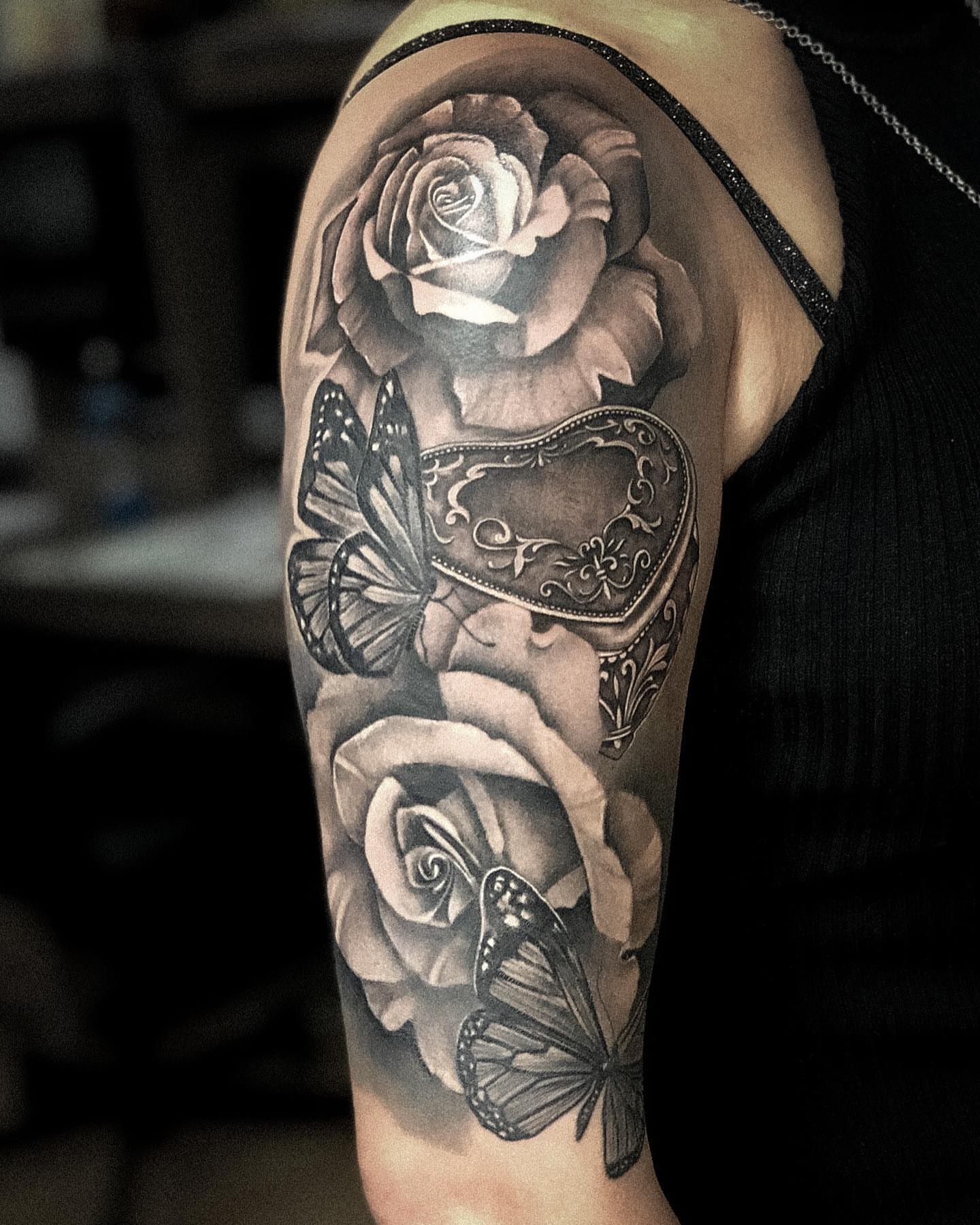 Tattoo by @marcelxbernhard — black_and_grey, realism