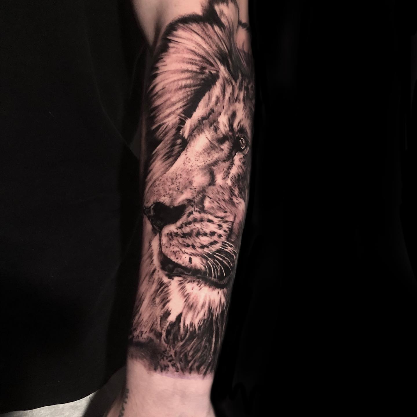 Tattoo by @mannyfacestattoo — realism, black_and_grey