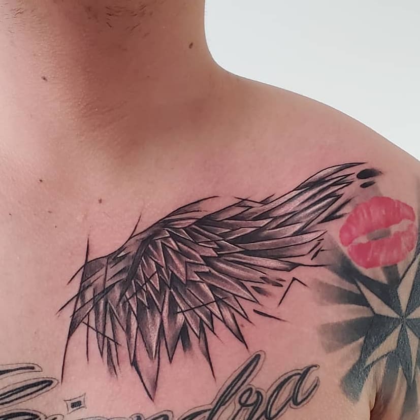Tattoo by @jonnyriostattoo — black_and_grey, realism