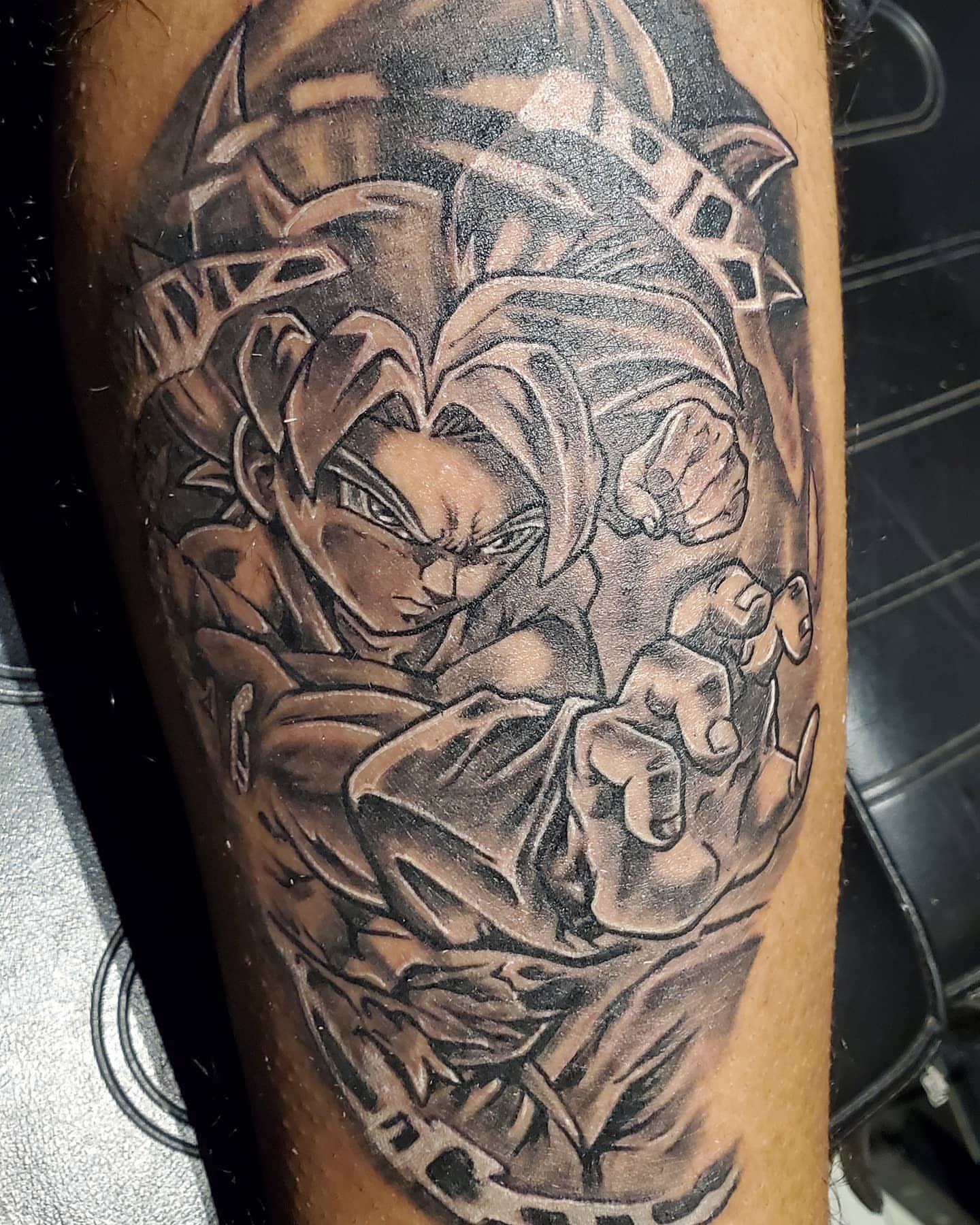 Tattoo by @jonnyriostattoo — black_and_grey