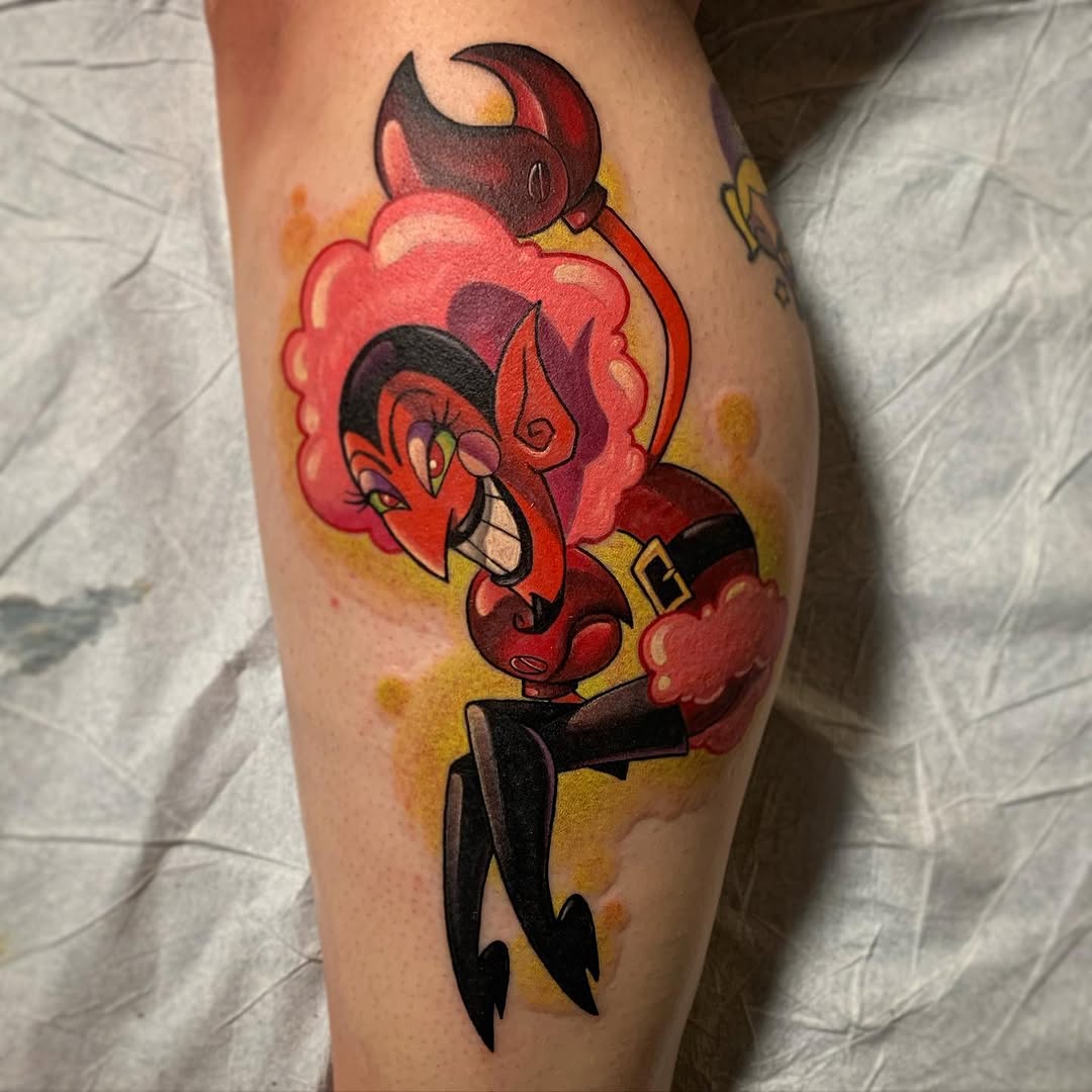 Tattoo by @coryhaberman — new_school, anime