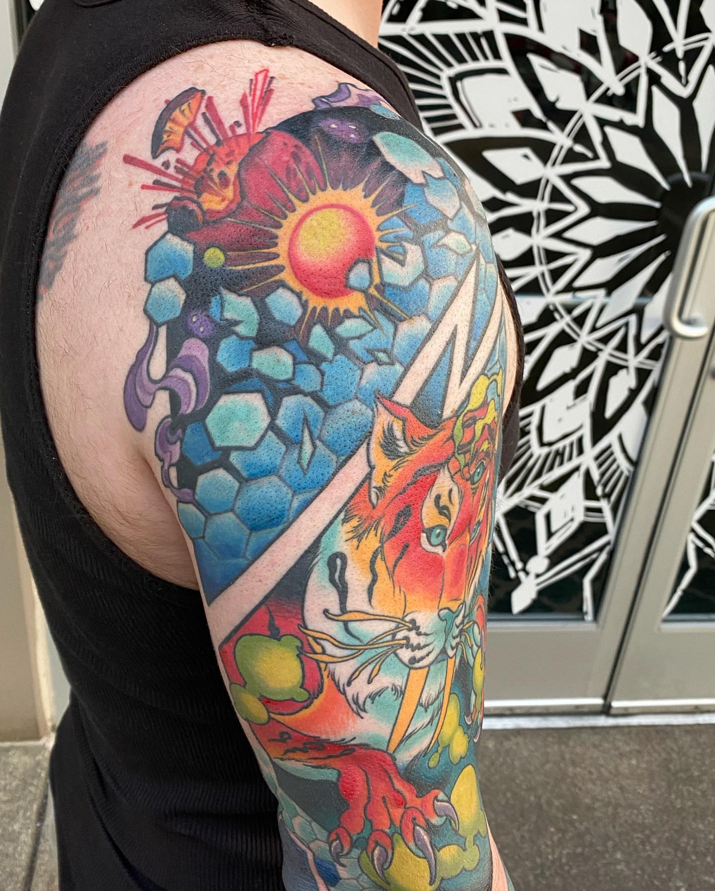 Tattoo by @emalderkstattoos β dotwork, new_school