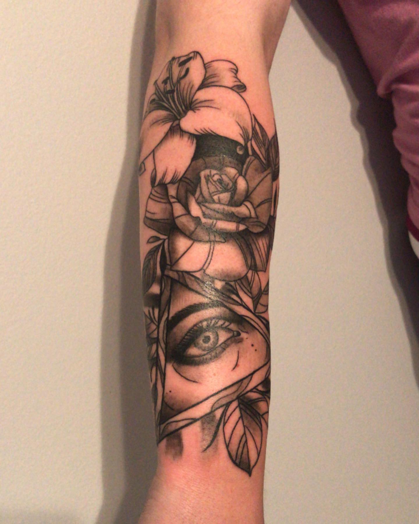 Tattoo by @mcglonetattoos — black_and_grey, realism