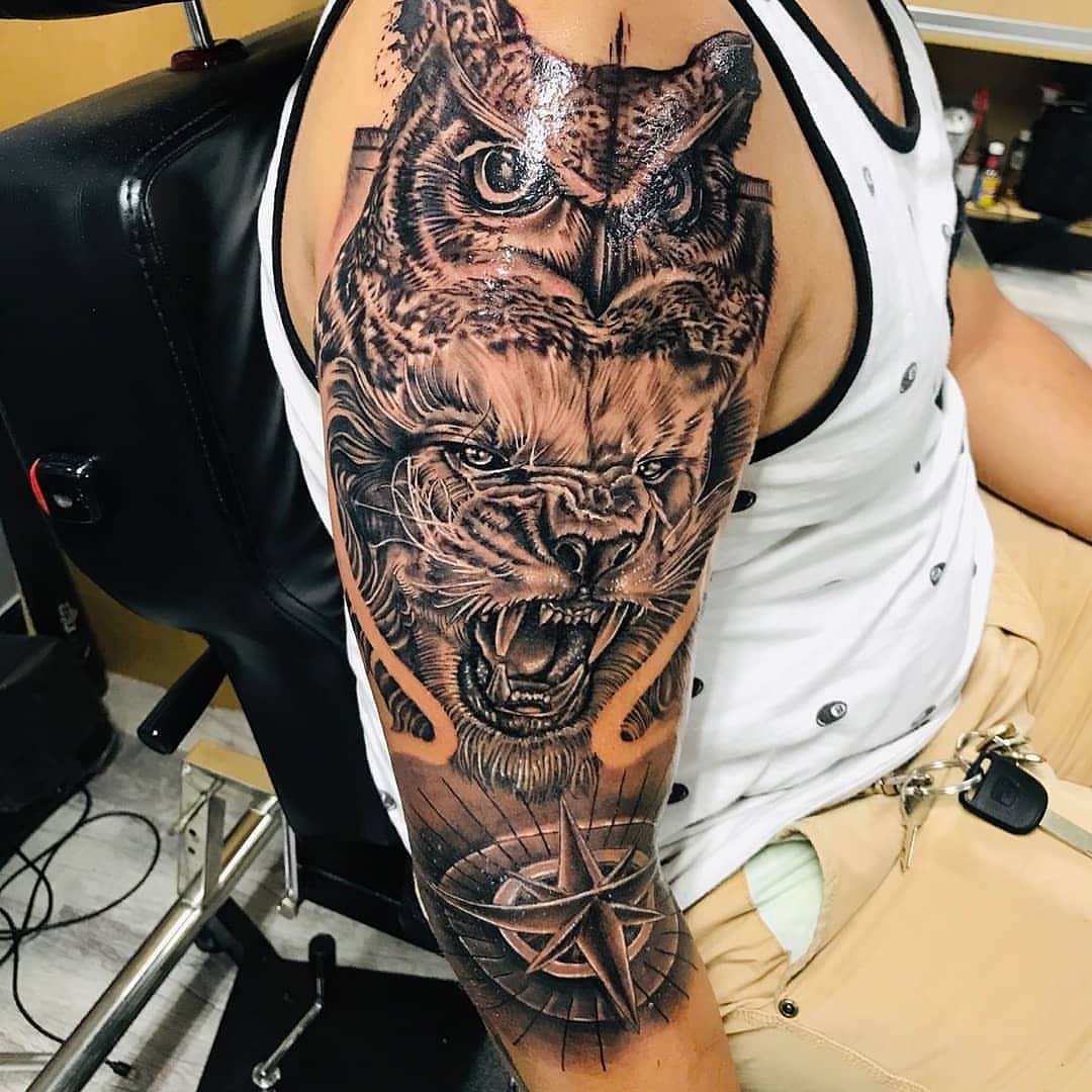 Tattoo by @oscartattoo — realism, dark_realism