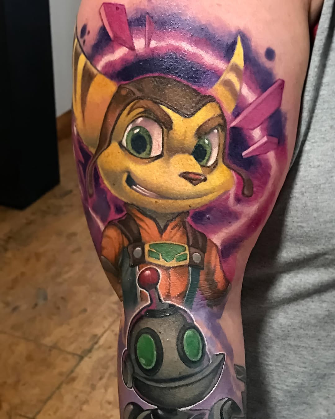 Tattoo by @picassodulartattoo — anime, realism
