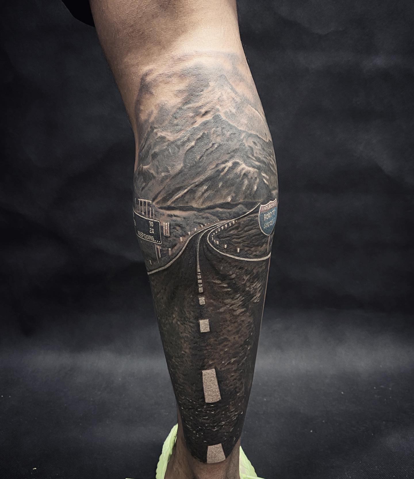 Tattoo by @tiantattooart — realism, black_and_grey