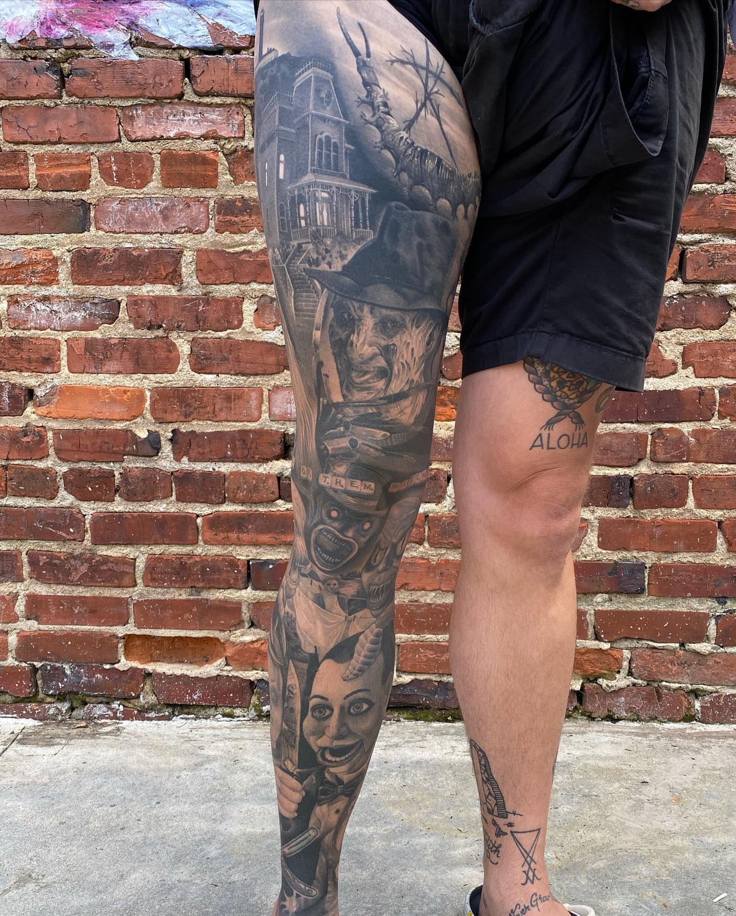 Tattoo by @erinchancetattoo — black_and_grey, realism