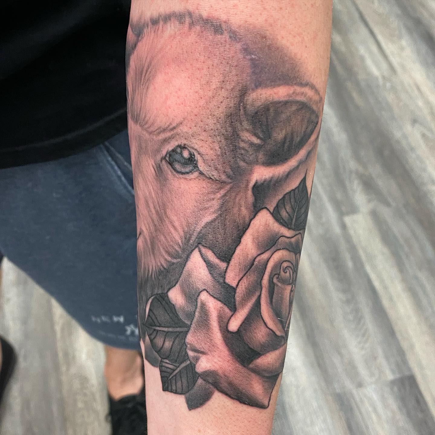 Tattoo by @jasonadkinstattoo — realism, dotwork