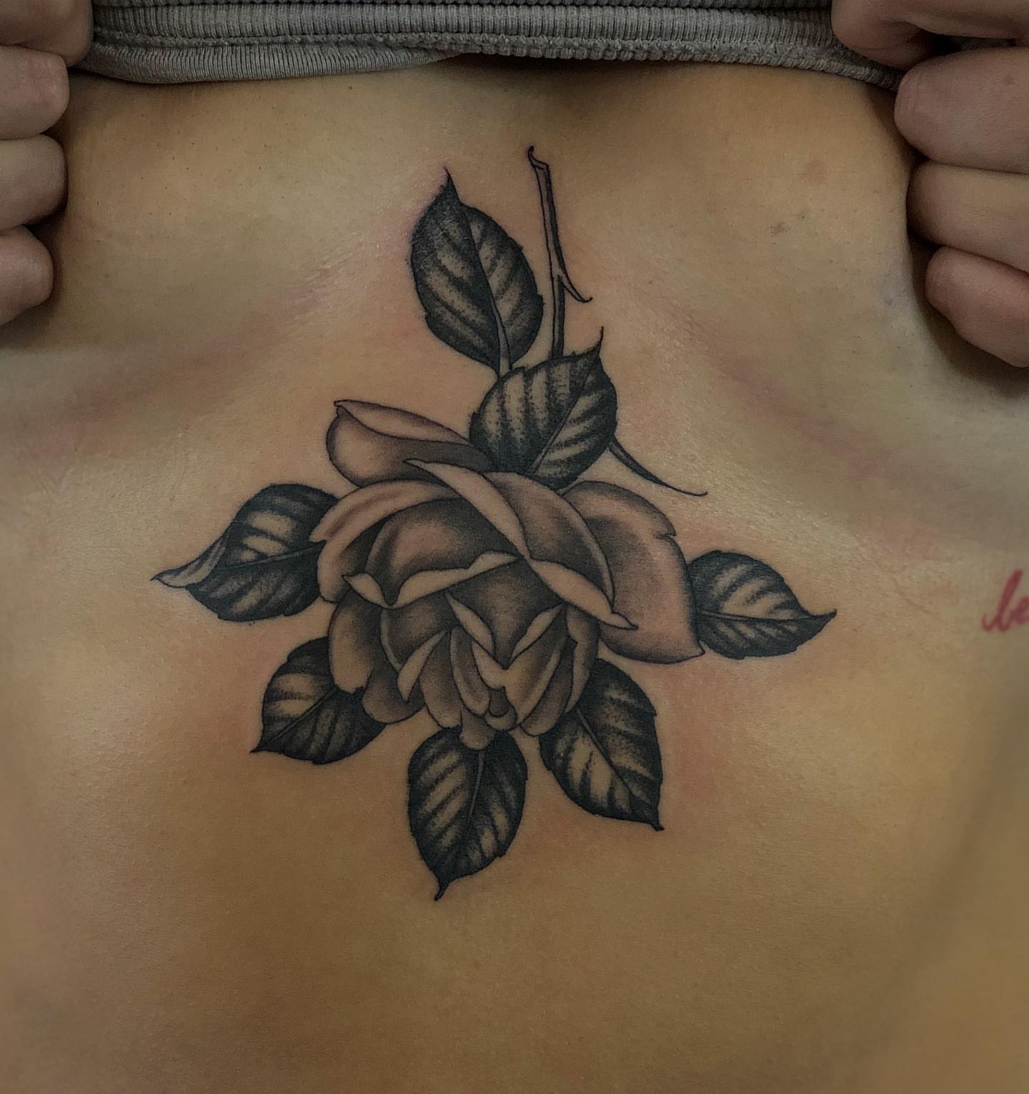 Tattoo by @baronvonphil — black_and_grey