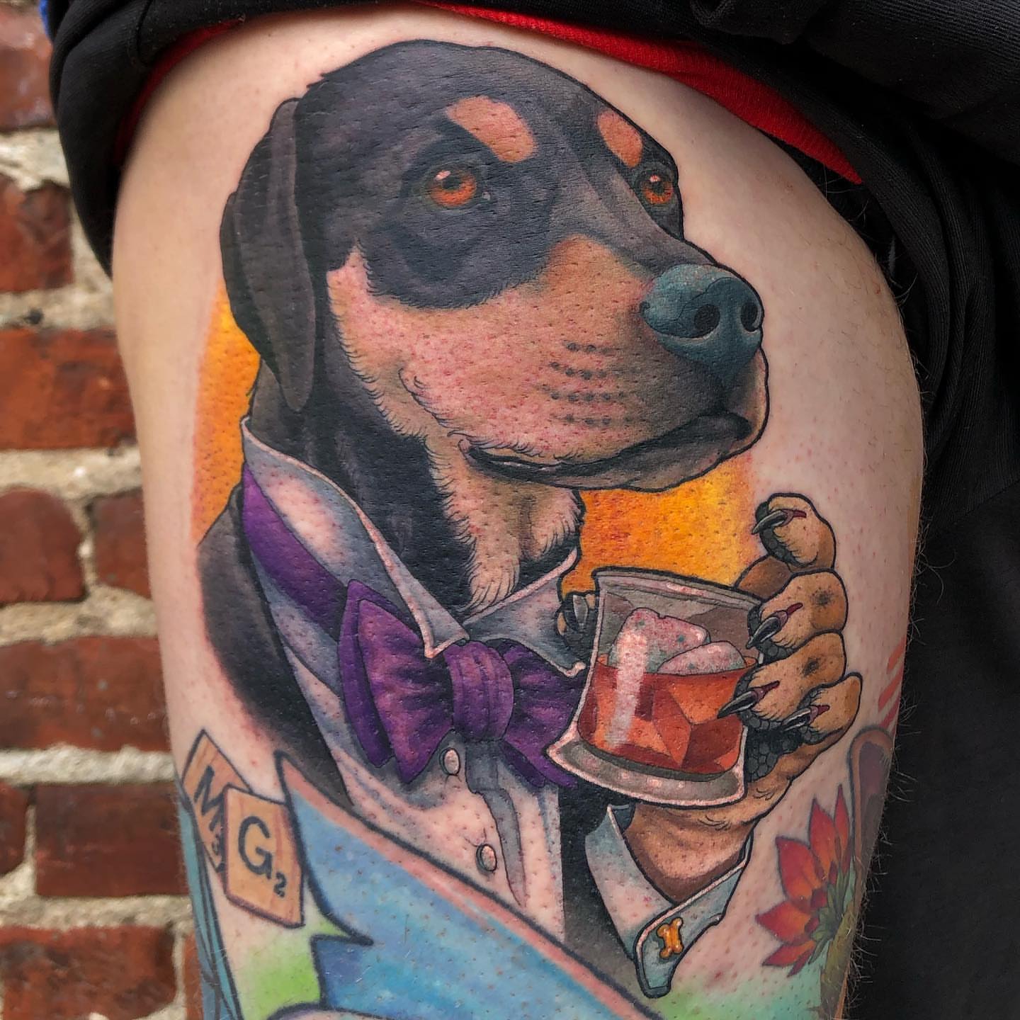 Tattoo by @erinchancetattoo — realism