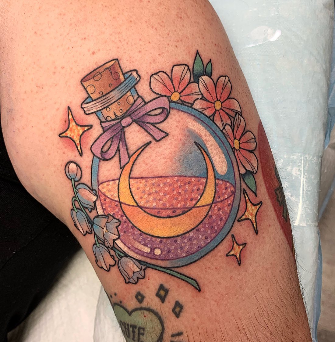 Tattoo by @shelbytattoos — dotwork, illustrative