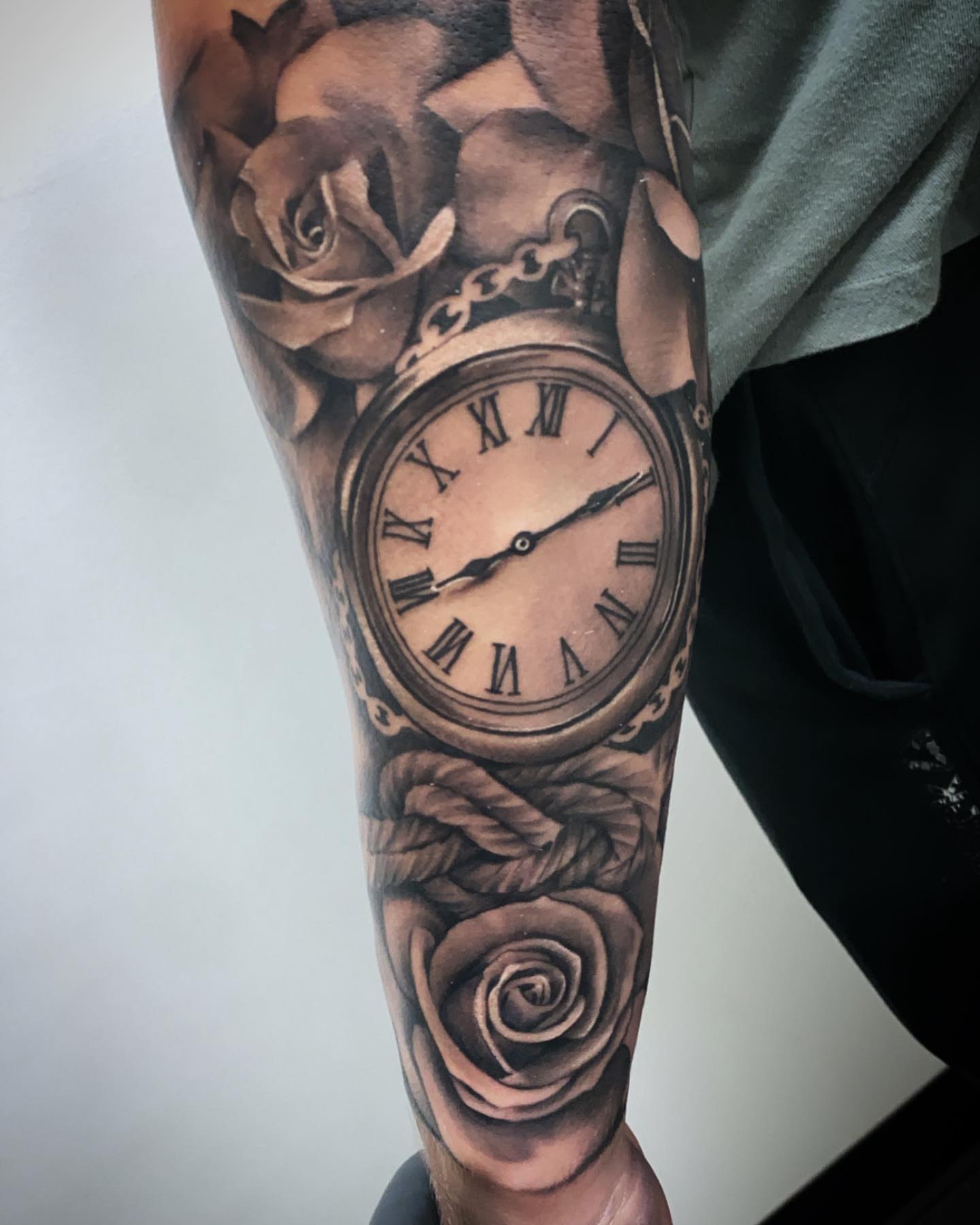 Tattoo by @dale13 — black_and_grey, realism