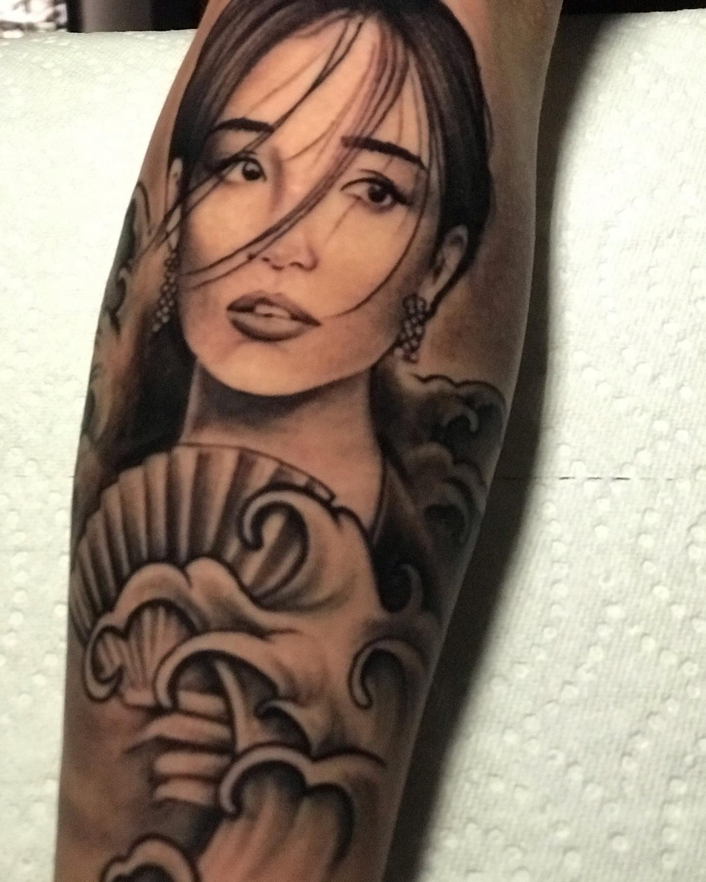 Tattoo by @210miketheinkman — black_and_grey, realism