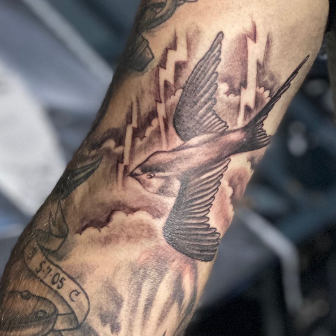Tattoo by @amieinkadelik — american_traditional, black_and_grey