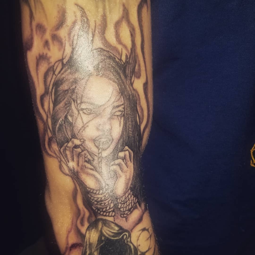 Tattoo by @inkkkgod — dark_realism