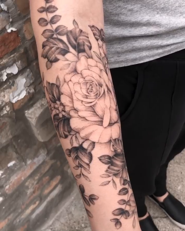 Tattoo by @loganficktattoos — black_and_grey, realism
