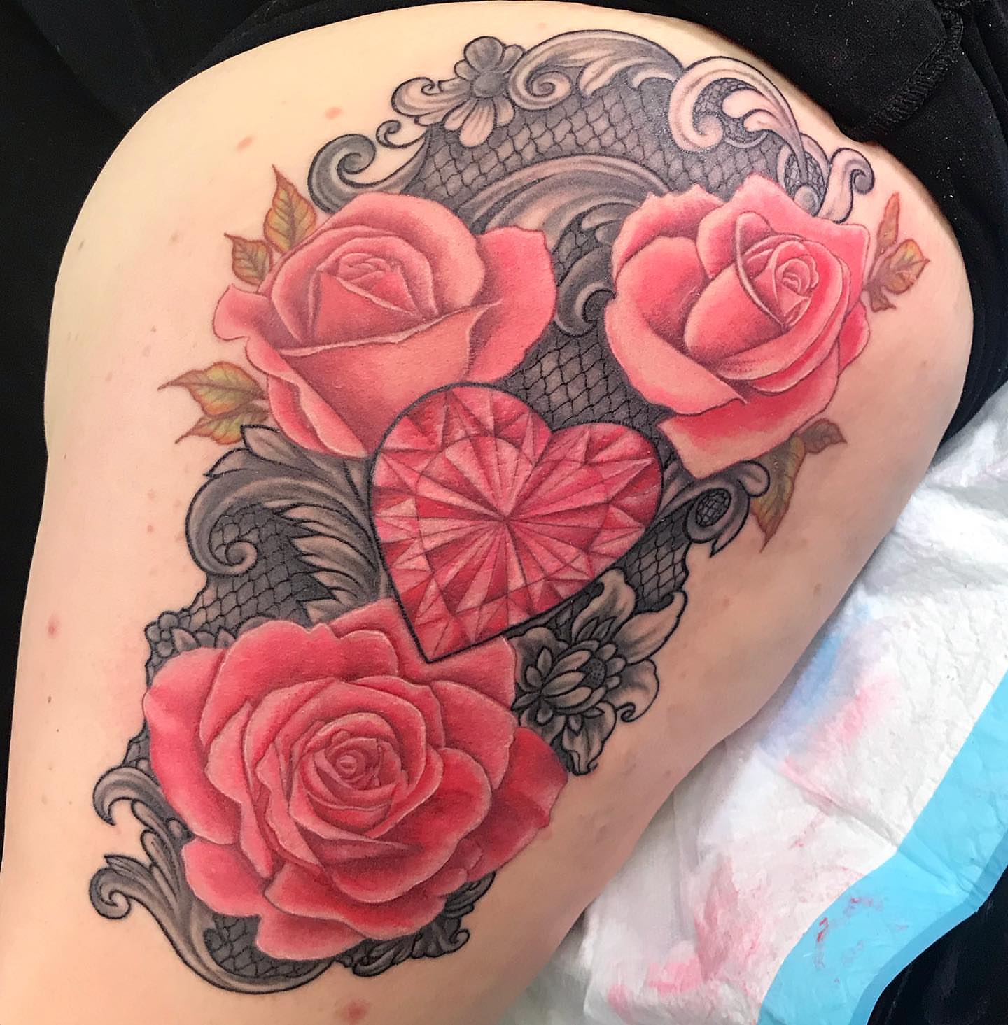 Tattoo by @rae__bies — american_traditional, realism