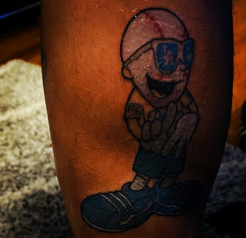 Mario character new school tattoo on the forearm by Felix perez (Tattooer)