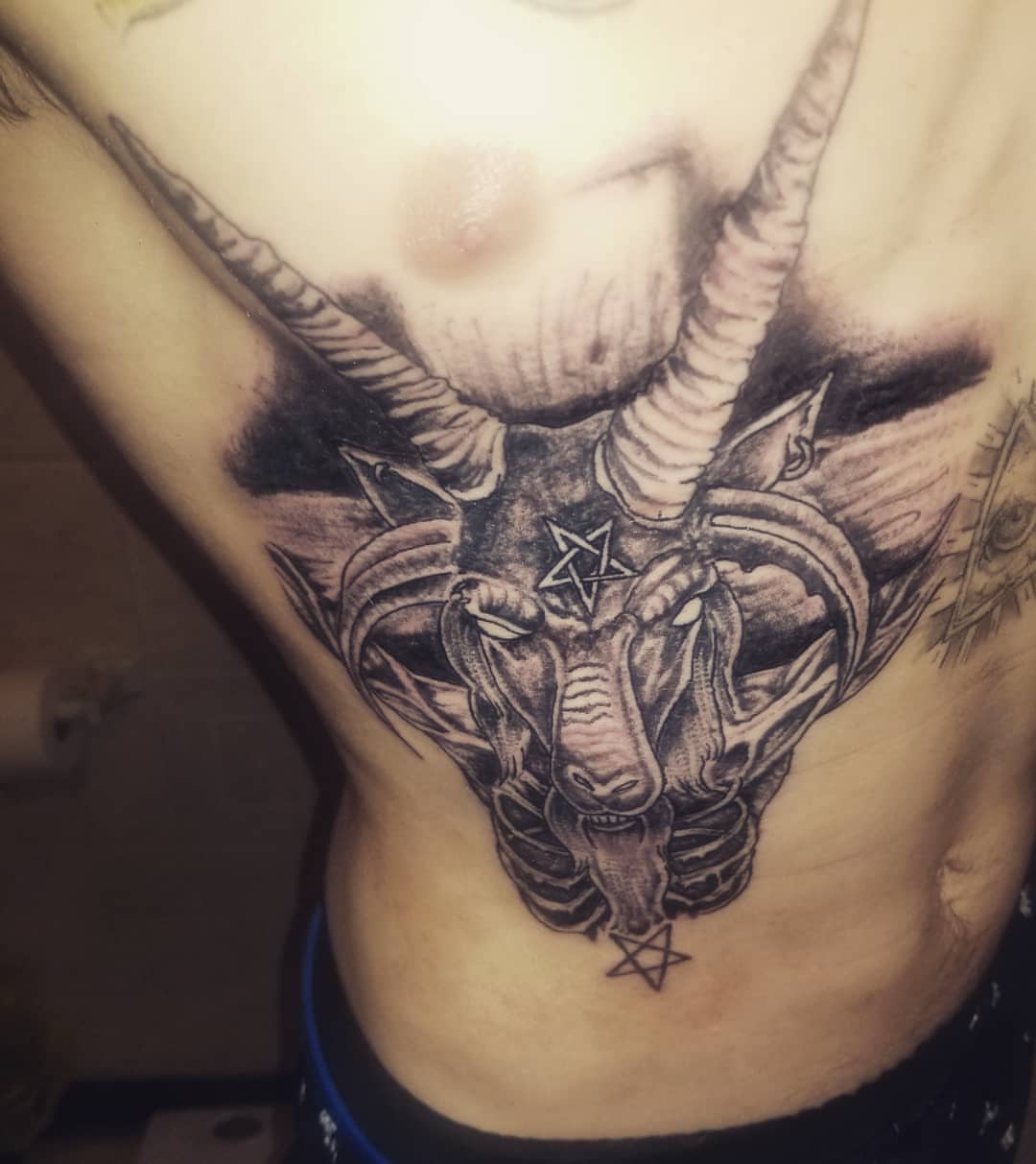 Tattoo by @inkkkgod — black_and_grey, realism