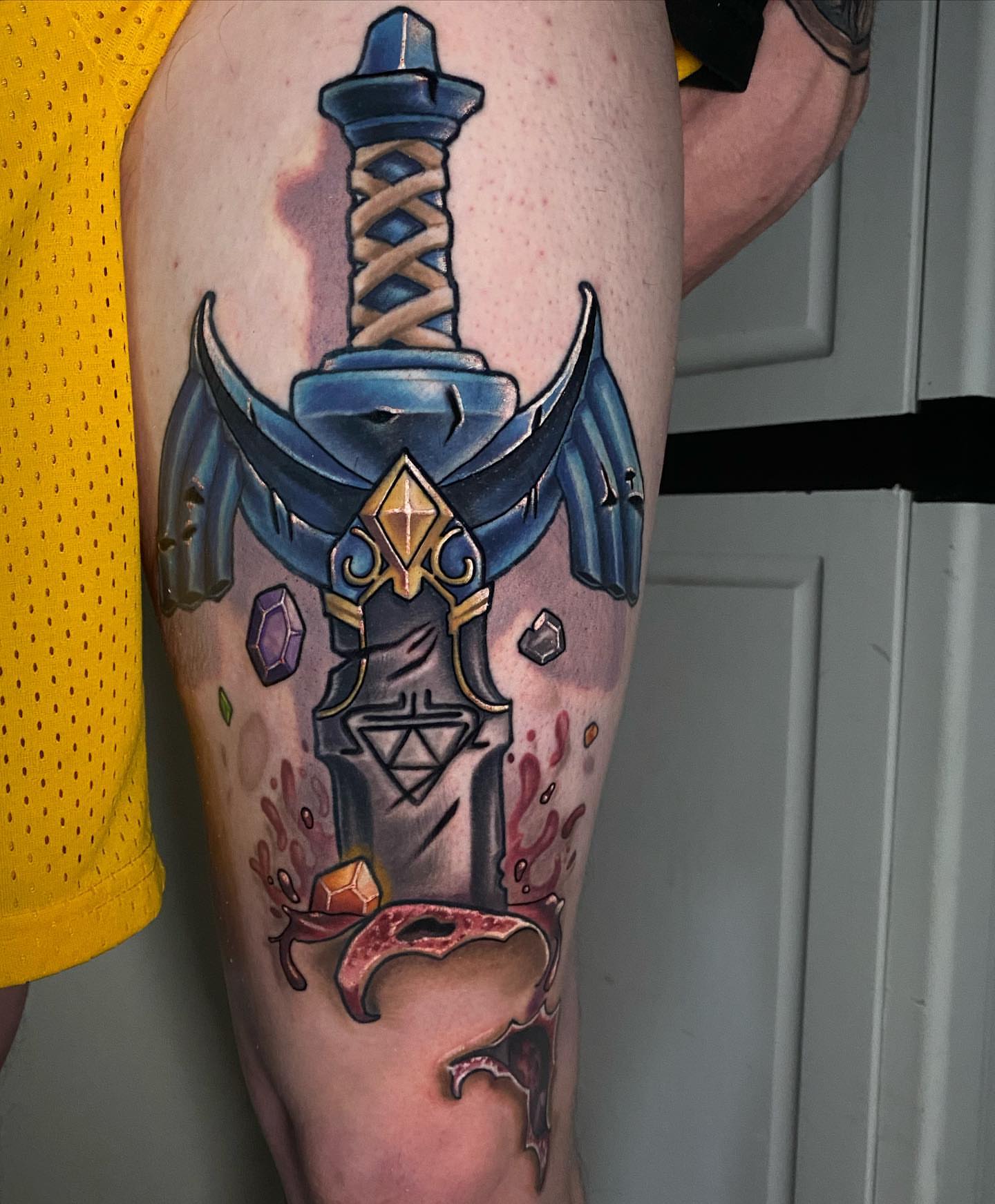 Tattoo by @jaredboothtattoos — american_traditional, dotwork