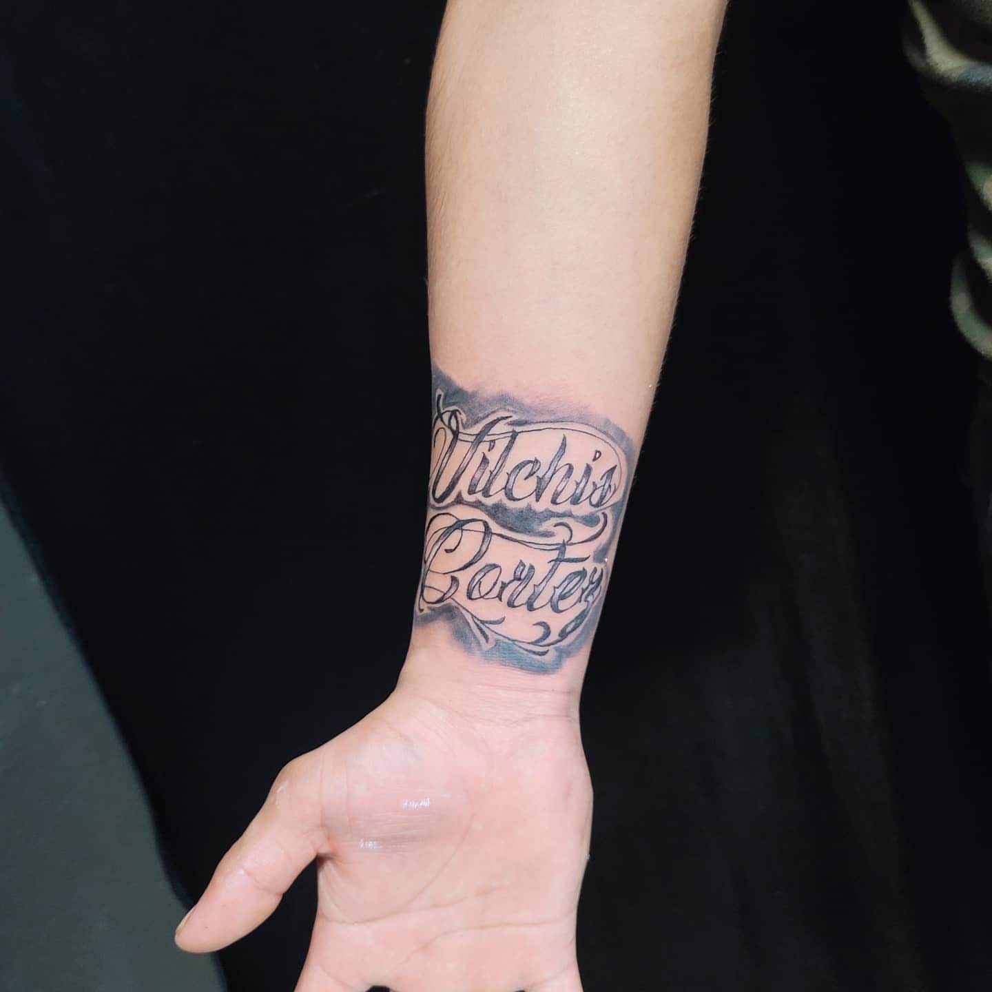 Tattoo by @eddy_tinta — lettering_script