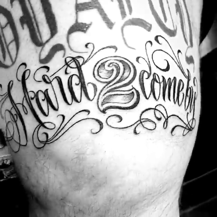 Hard 2 come by lettering script tattoo by π π π β π π π π