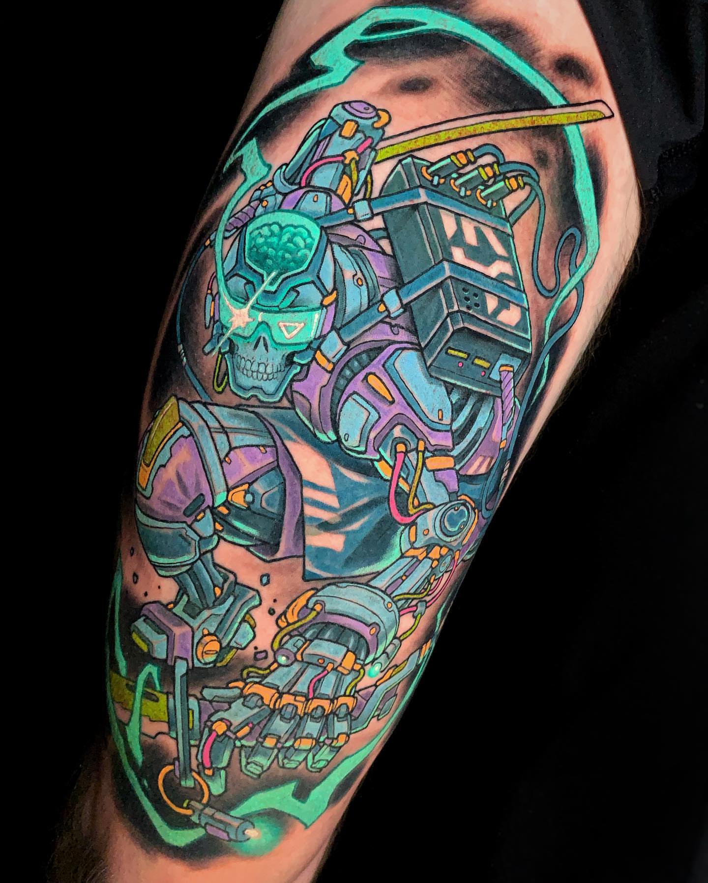 Tattoo by @badcaseofpurpose — geometric, new_school