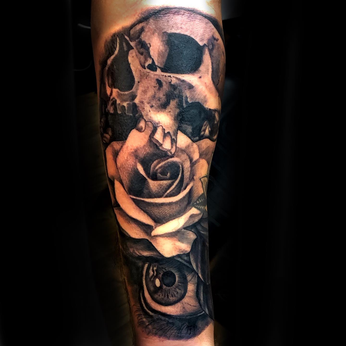 Tattoo by @jakeomen — realism, dark_realism