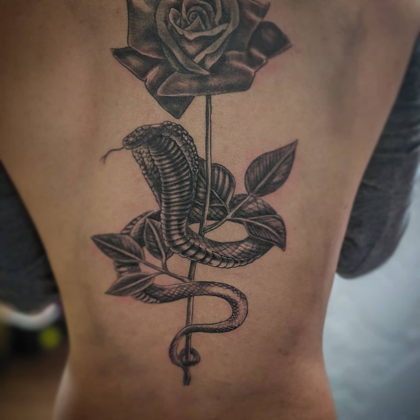 Tattoo by @cdavidta2z — black_and_grey, realism