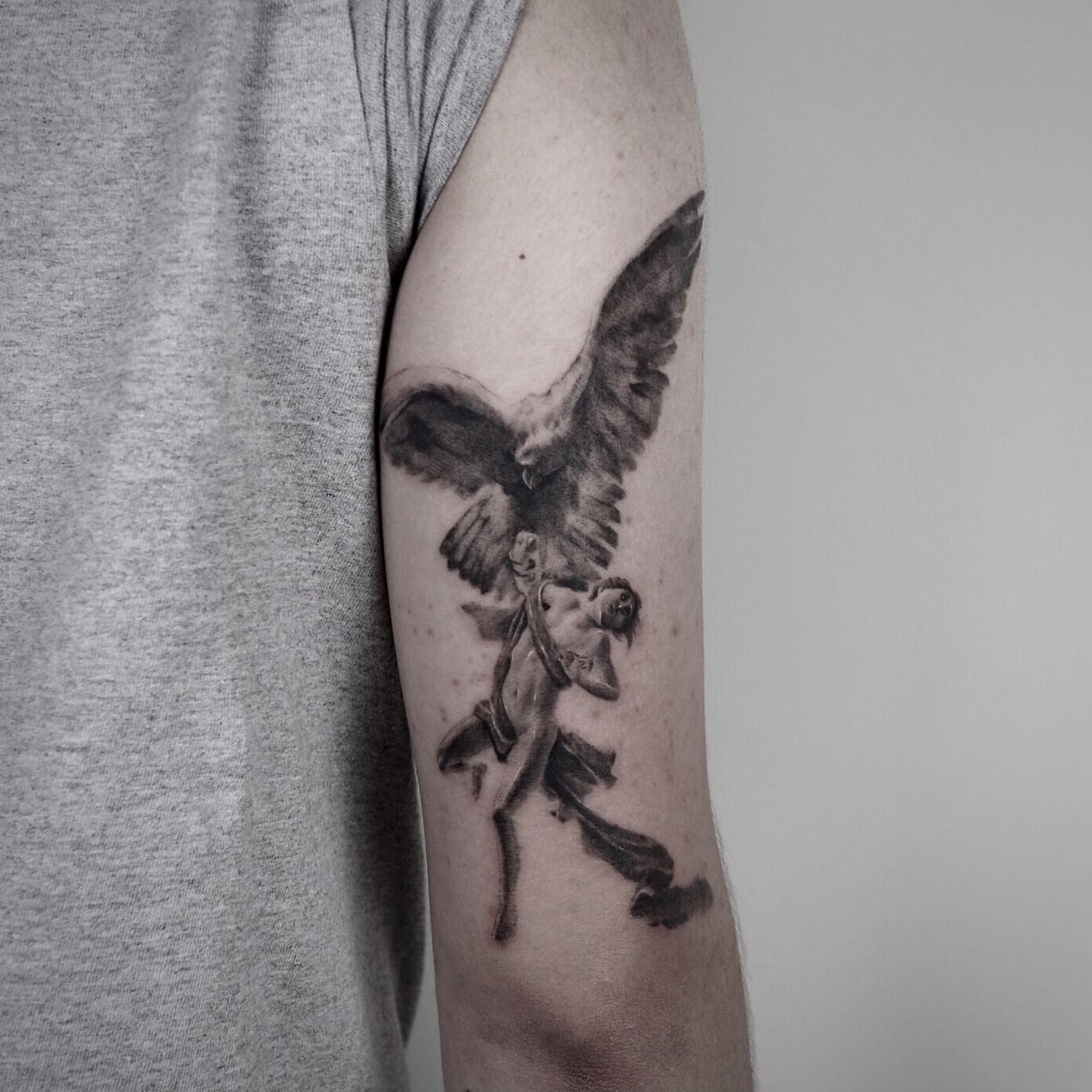 Tattoo by @digo_tattooer — black_and_grey