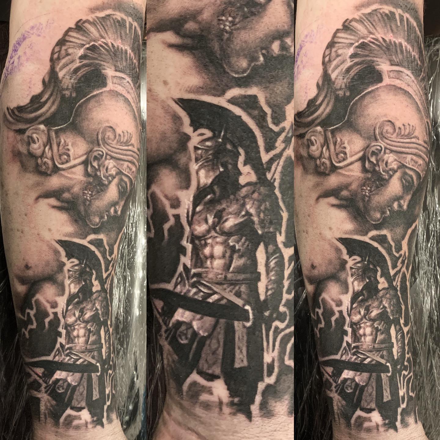 Tattoo by @roveink — black_and_grey, realism