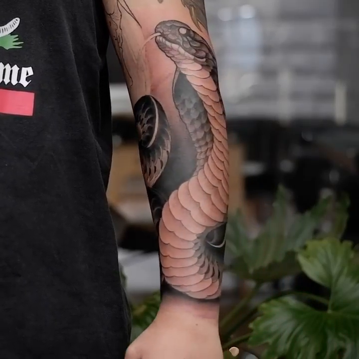 Tattoo by @michaeljtattoos — black_and_grey, realism